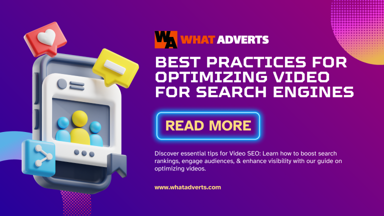 Best Practices for Optimizing Video for Search Engines - What Adverts